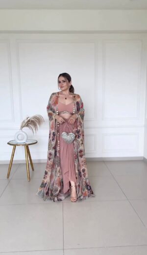 Stylish dhoti indo-western set