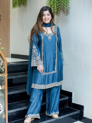 Top , Bottom And Dupatta Set