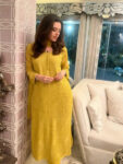EMBROIDERY YELLOW SUIT SET