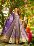 PURE JIMMY ORGANZA SILK ANARKALI