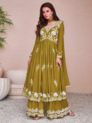 ANARKALI GOWN PLAZO WITH DUPATTA